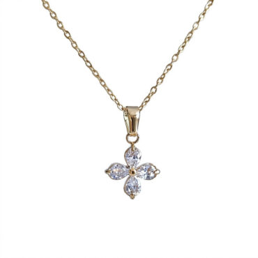 Marquise Flower Necklace