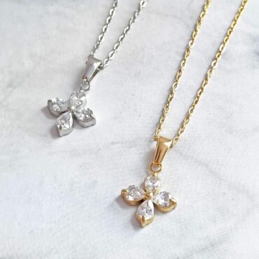 Marquise Flower Necklace
