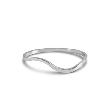 Wave Shape Bangle 3mm