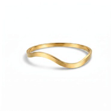 Wave Shape Bangle 4mm