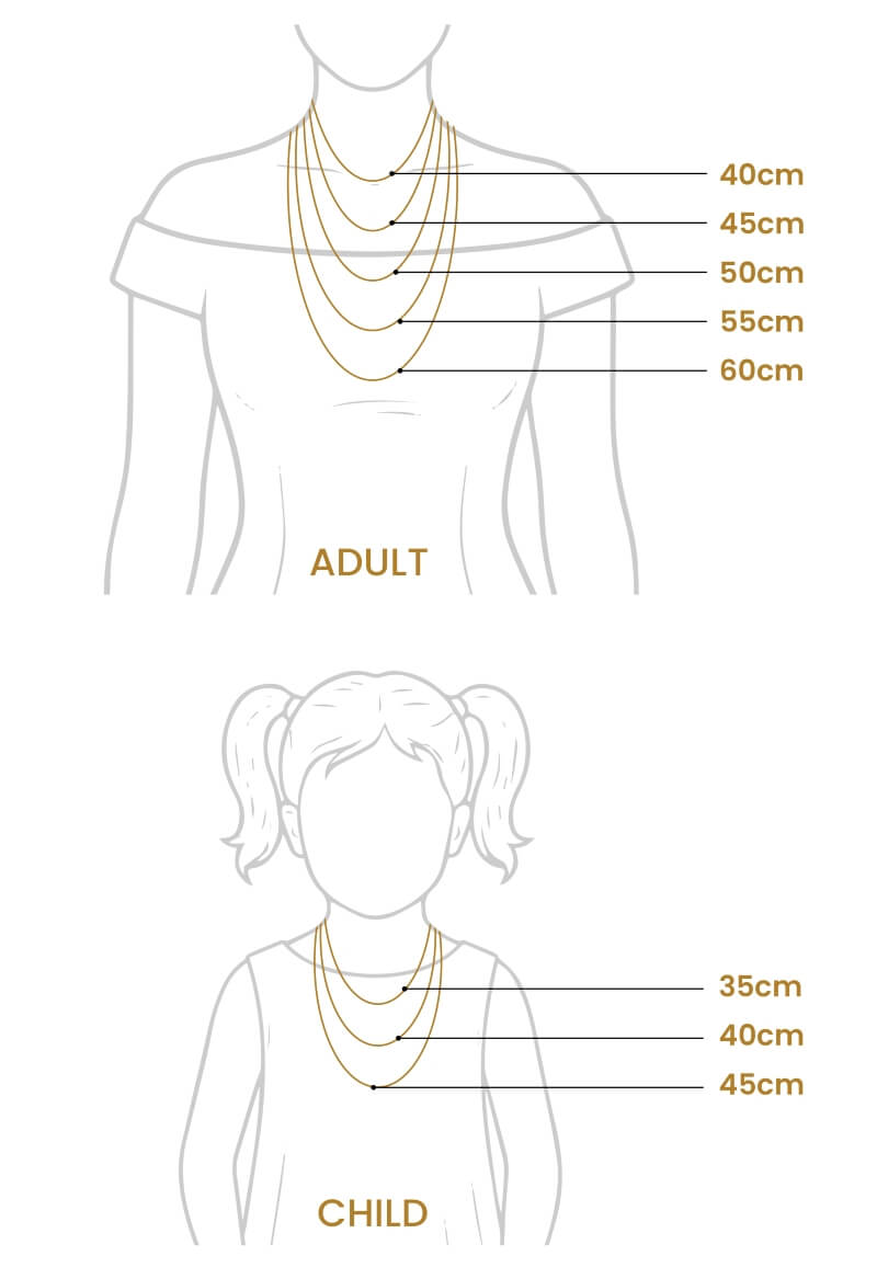 necklace size guide