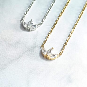 N0003 Lotus Marquise Necklace 03