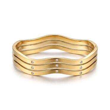 G15 Triple Wavy Bangle 01