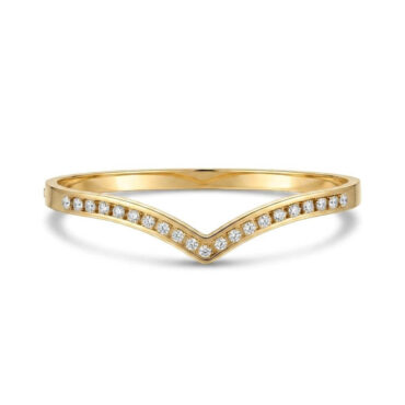 G16 V-Shape Cubic Zirconia Bangle 01