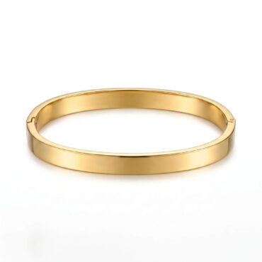 G7 Plain Rounded Rectangle Bangle 01