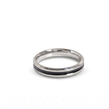 R6 Black Stripe Ring